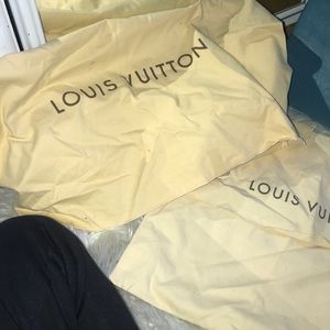 THREE LV DUSTBAGS